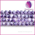Wholesale 10mm natural crazy amethyst round beads